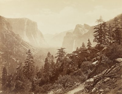 Valley of the Yosemite (early morn from light rock), 1872 by Eadweard Muybridge